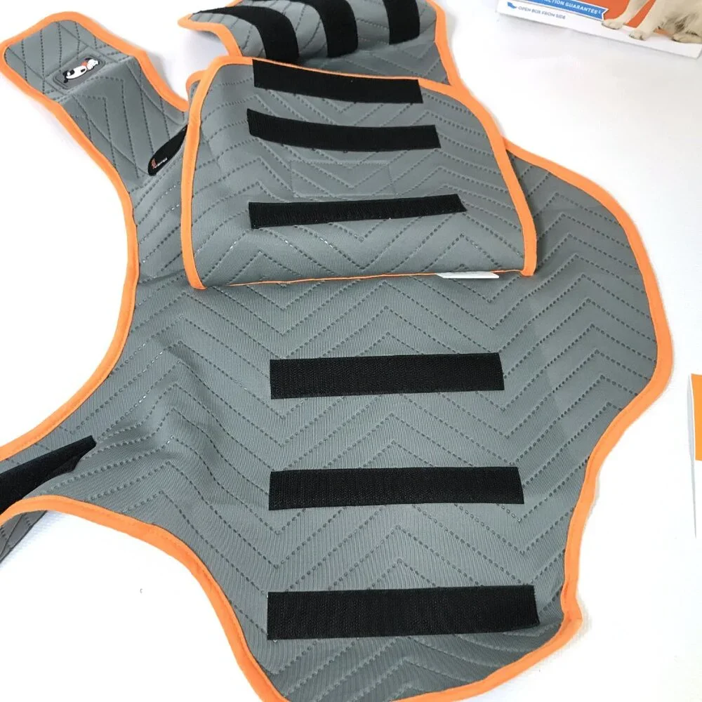 ThunderShirt Dog Harness Anxiety Relief Size M Gray Orange